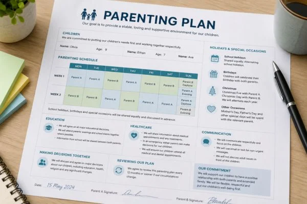 Understand parenting plans Cwmbran